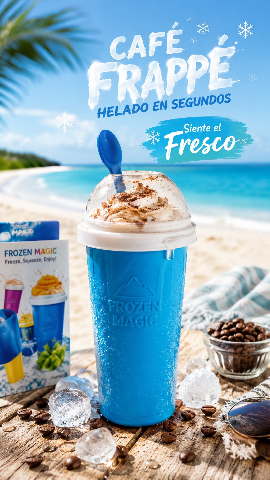 GraniFresh™ | Vaso Mágico para Granizados Instantáneos