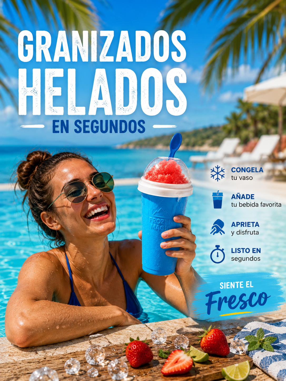 GraniFresh™ | Vaso Mágico para Granizados Instantáneos