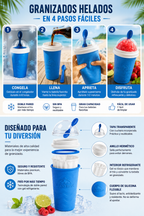 GraniFresh™ | Vaso Mágico para Granizados Instantáneos